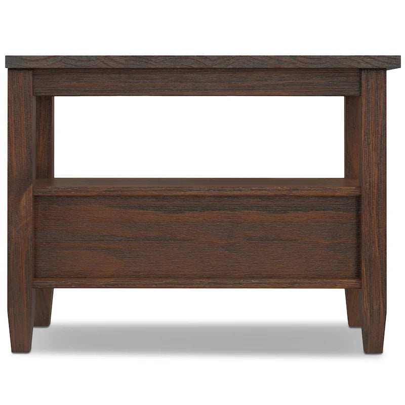 WYNDENHALL Norfolk TAVOLINO LATERALE STRETTO RETTANGOLARE TRADIZIONALE IN LEGNO MASSELLO, LARGHEZZA 14 POLLICI - 14 pollici di larghezza