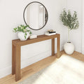 Table console moderne à planches et poutres - 56