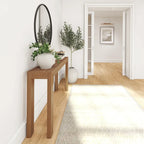 Table console moderne à planches et poutres - 56