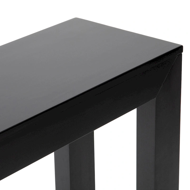 Table console moderne à planches et poutres - 56