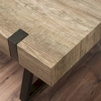 Tavolino da caffè Abitha effetto legno di Christopher Knight Home - 43.25 L x 23.60 W x 16.75 H