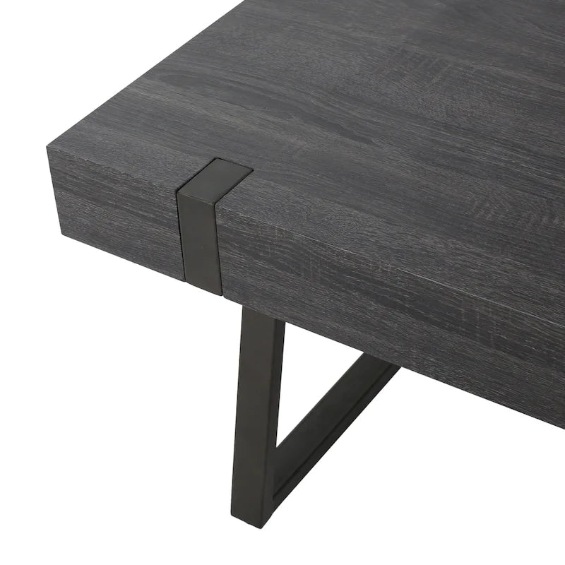 Tavolino da caffè Abitha effetto legno di Christopher Knight Home - 43.25 L x 23.60 W x 16.75 H