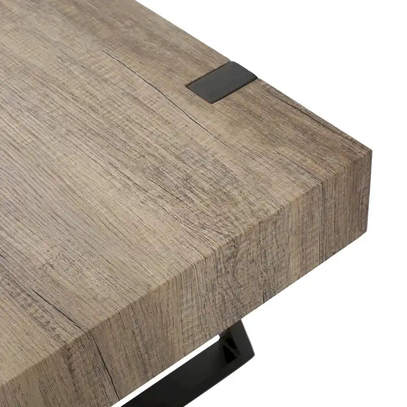 Tavolino da caffè Abitha effetto legno di Christopher Knight Home - 43.25 L x 23.60 W x 16.75 H