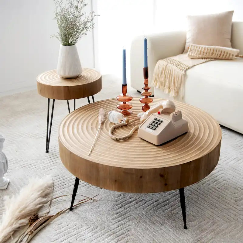 COZAYH Ensemble de 2 tables basses