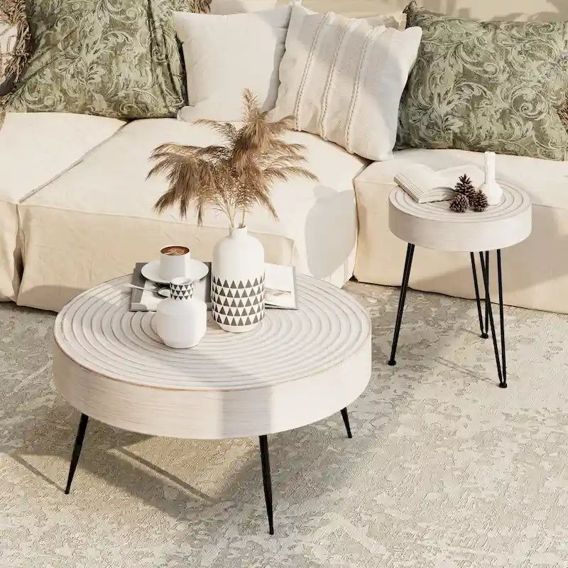 COZAYH Ensemble de 2 tables basses