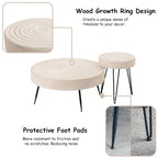 COZAYH Ensemble de 2 tables basses