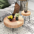 COZAYH Ensemble de 2 tables basses