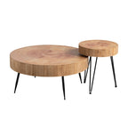 COZAYH Ensemble de 2 tables basses