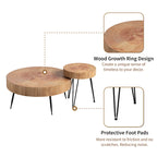 COZAYH Ensemble de 2 tables basses