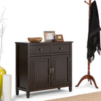 WYNDENHALL Hampshire mobiletto contenitore tradizionale per ingresso in legno massello, 40" di larghezza - 40" L x 15" P x 36" H