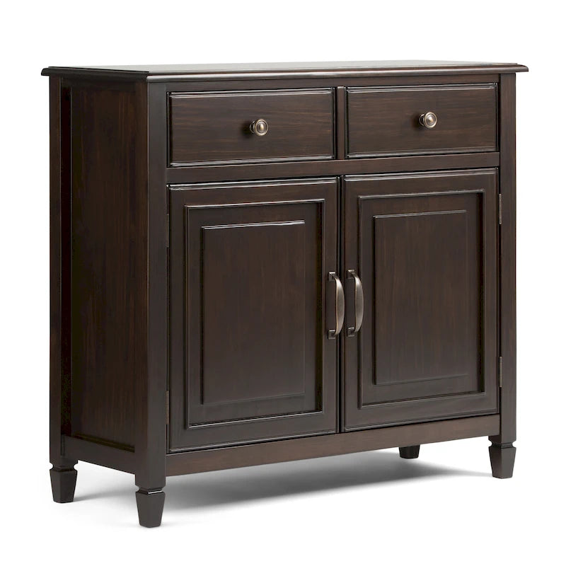 WYNDENHALL Hampshire mobiletto contenitore tradizionale per ingresso in legno massello, 40" di larghezza - 40" L x 15" P x 36" H