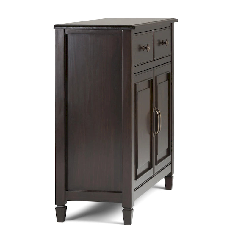 WYNDENHALL Hampshire mobiletto contenitore tradizionale per ingresso in legno massello, 40" di larghezza - 40" L x 15" P x 36" H