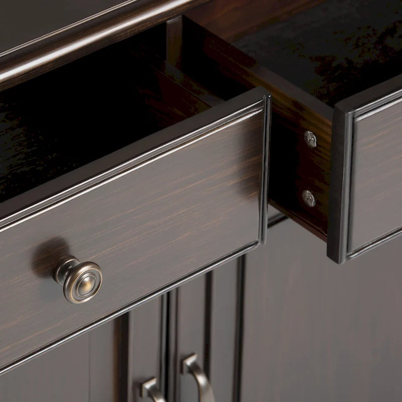 WYNDENHALL Hampshire mobiletto contenitore tradizionale per ingresso in legno massello, 40" di larghezza - 40" L x 15" P x 36" H