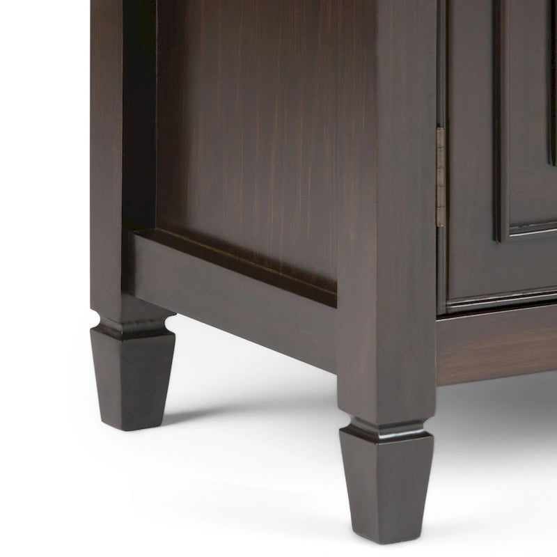 WYNDENHALL Hampshire mobiletto contenitore tradizionale per ingresso in legno massello, 40" di larghezza - 40" L x 15" P x 36" H