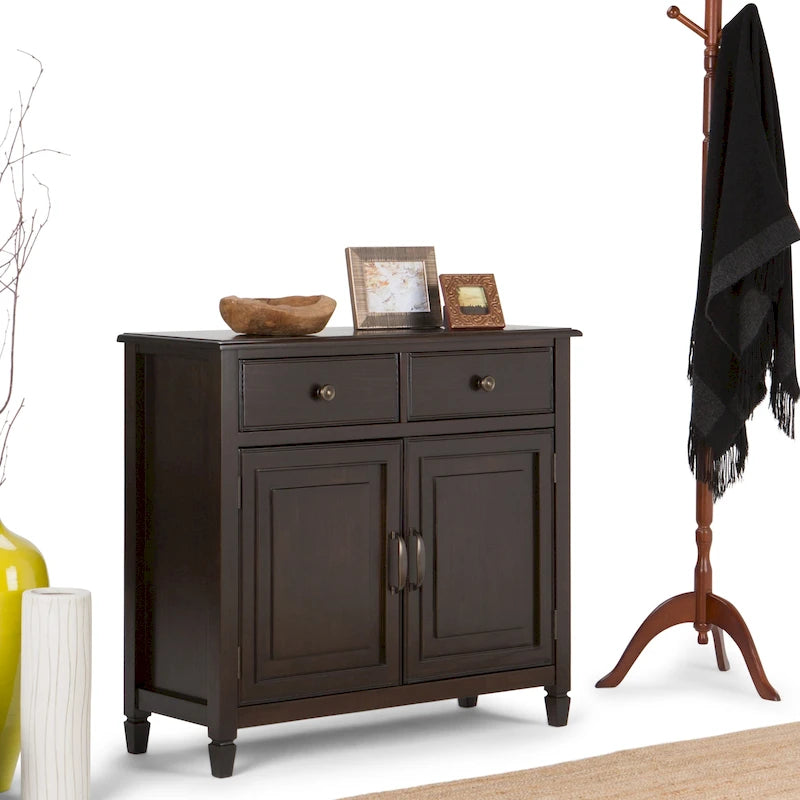 WYNDENHALL Hampshire mobiletto contenitore tradizionale per ingresso in legno massello, 40" di larghezza - 40" L x 15" P x 36" H