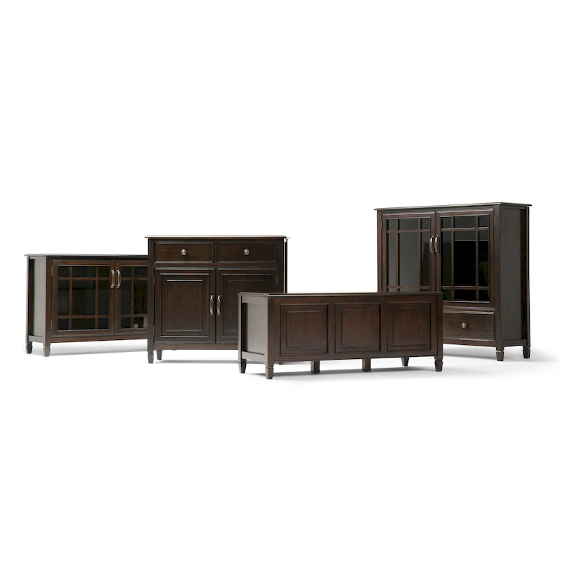 WYNDENHALL Hampshire mobiletto contenitore tradizionale per ingresso in legno massello, 40" di larghezza - 40" L x 15" P x 36" H