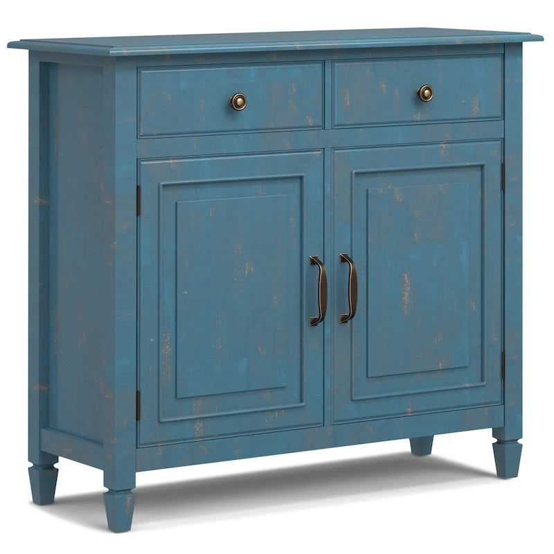 WYNDENHALL Hampshire mobiletto contenitore tradizionale per ingresso in legno massello, 40" di larghezza - 40" L x 15" P x 36" H