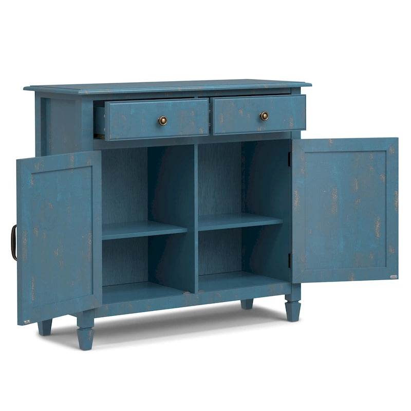 WYNDENHALL Hampshire mobiletto contenitore tradizionale per ingresso in legno massello, 40" di larghezza - 40" L x 15" P x 36" H