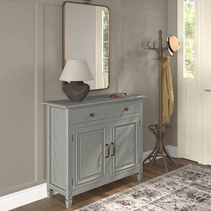 WYNDENHALL Hampshire mobiletto contenitore tradizionale per ingresso in legno massello, 40" di larghezza - 40" L x 15" P x 36" H