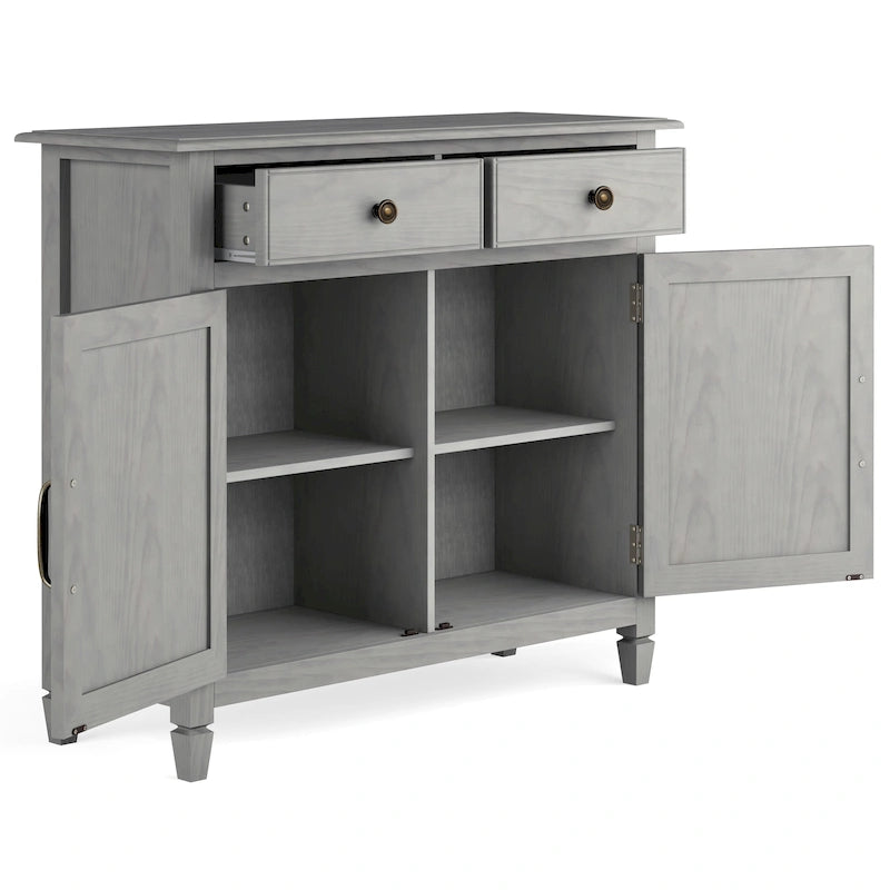WYNDENHALL Hampshire mobiletto contenitore tradizionale per ingresso in legno massello, 40" di larghezza - 40" L x 15" P x 36" H