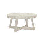 Tavolino classico Plank and Beam rotondo - 36