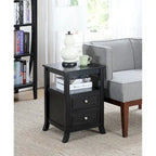Tavolino finale con 2 cassetti e ripiano Convenience Concepts Melbourne