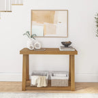 Plank and Beam Tavolo Consolle Classico con Mensola - 46