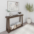 Plank and Beam Tavolo Consolle Classico con Mensola - 46