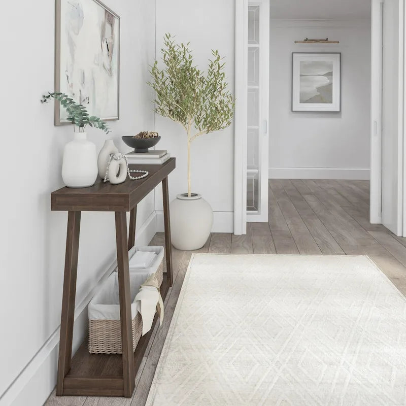 Plank and Beam Tavolo Consolle Classico con Mensola - 46