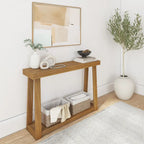 Plank and Beam Tavolo Consolle Classico con Mensola - 46