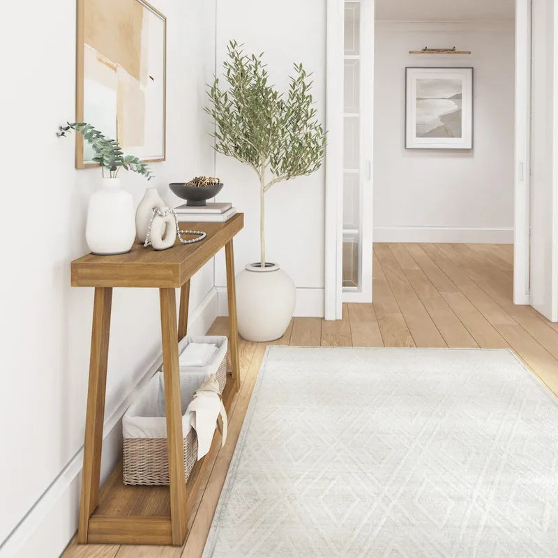 Plank and Beam Tavolo Consolle Classico con Mensola - 46