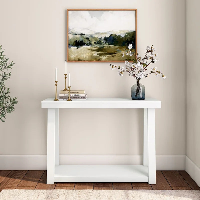 Plank and Beam Tavolo Consolle Classico con Mensola - 46
