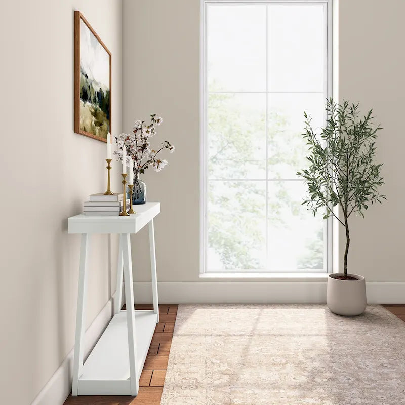 Plank and Beam Tavolo Consolle Classico con Mensola - 46