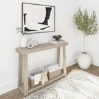 Plank and Beam Tavolo Consolle Classico con Mensola - 46