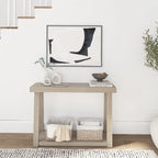 Plank and Beam Tavolo Consolle Classico con Mensola - 46