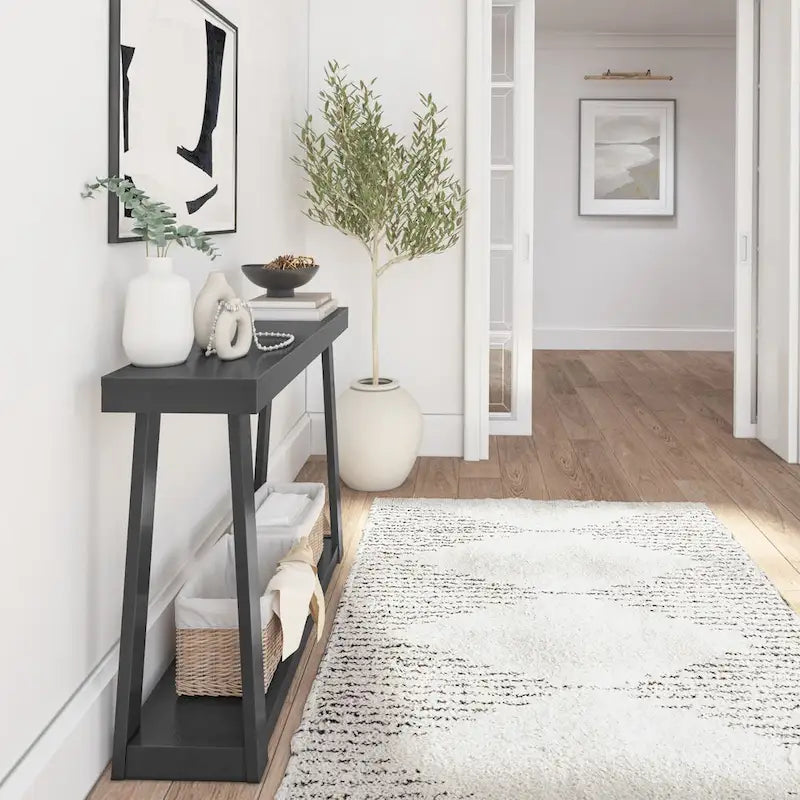 Plank and Beam Tavolo Consolle Classico con Mensola - 46