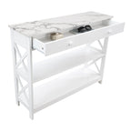 Convenience Concepts Tavolo Consolle Oxford a 1 Cassetto con Ripiani