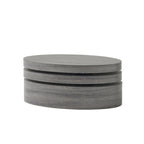 Tavolino da Caffè Ovale Carson Mod Girevole in Legno di Christopher Knight Home