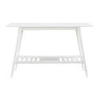 Table console Meade, style moderne du milieu du siècle