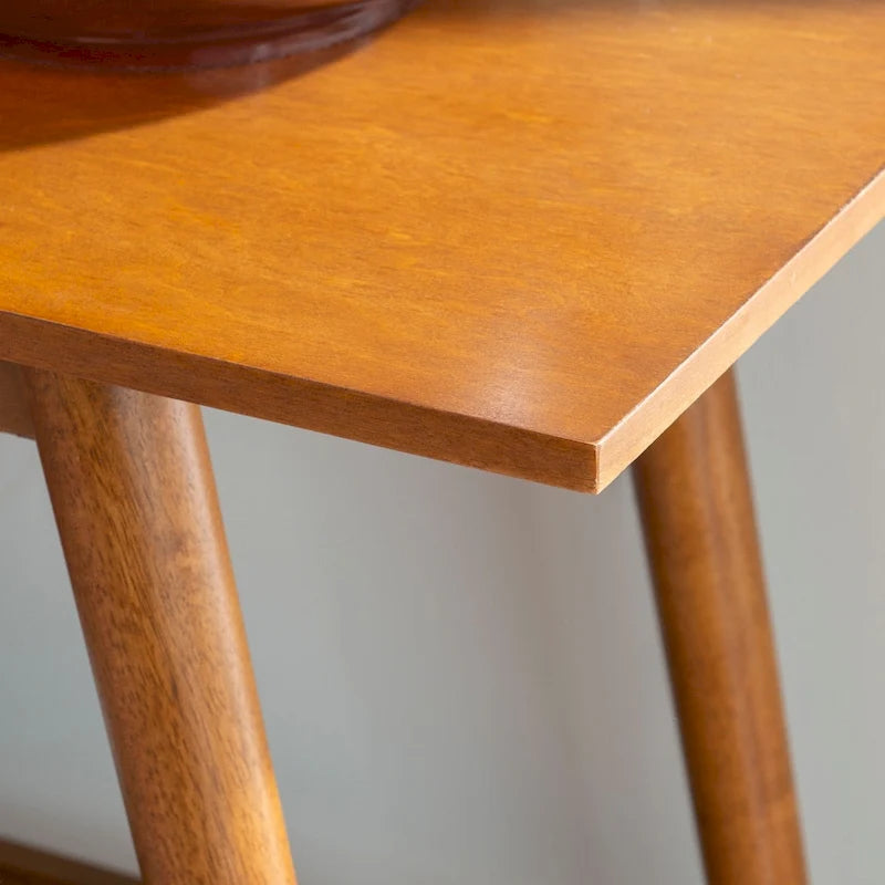 Table console Meade, style moderne du milieu du siècle