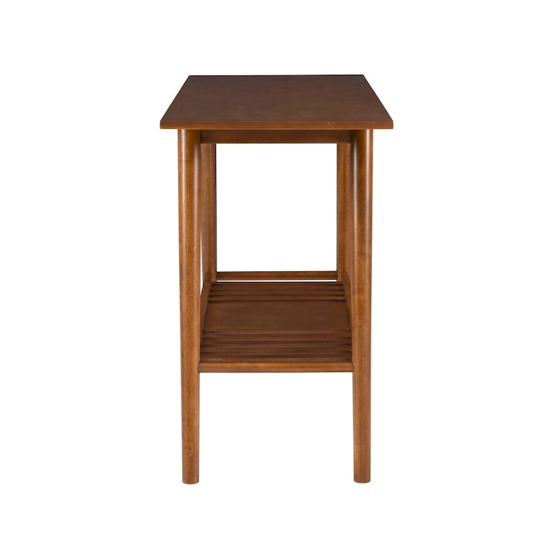 Table console Meade, style moderne du milieu du siècle