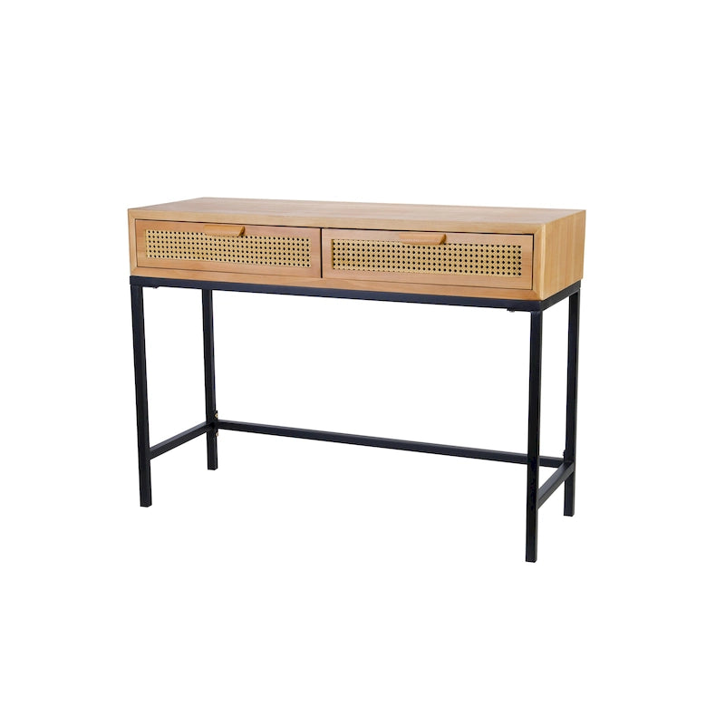 COZAYH 44 Consolle Divano Moderna in Stile Rustico con Frontale Intrecciato