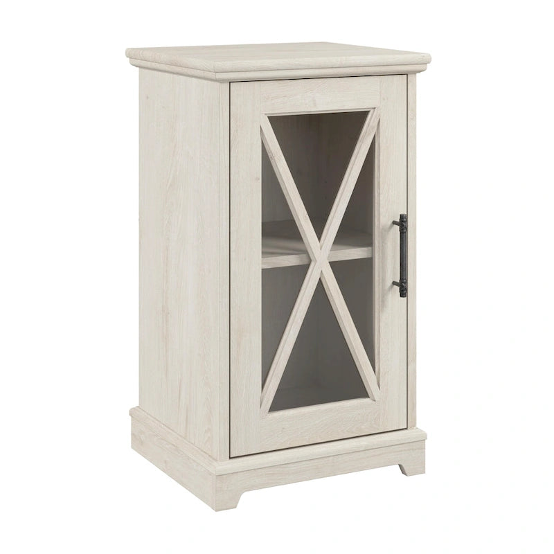 Tavolino Lennox Small Farmhouse con contenitore di Bush Furniture