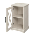 Tavolino Lennox Small Farmhouse con contenitore di Bush Furniture
