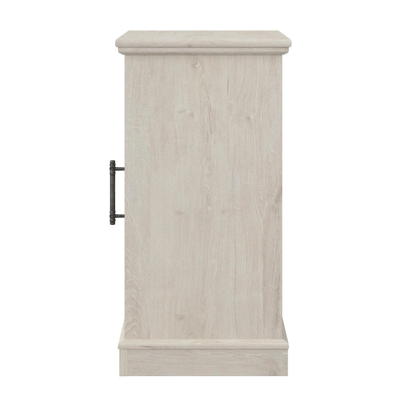 Tavolino Lennox Small Farmhouse con contenitore di Bush Furniture