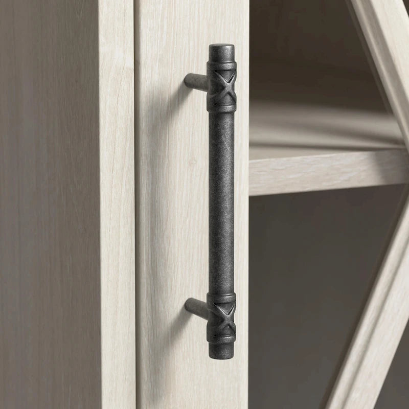 Tavolino Lennox Small Farmhouse con contenitore di Bush Furniture