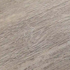 Tavolino da caffè rotondo in legno massello grigio e rattan di East at Main
