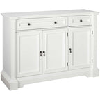 Credenza bianca con buffet a ribalta
