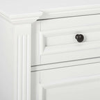 Credenza bianca con buffet a ribalta