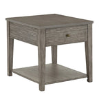 Tavolino con ripiano Coober Antique Grey Finish Grigio Cemento Fibra di iNSPIRE Q Modern